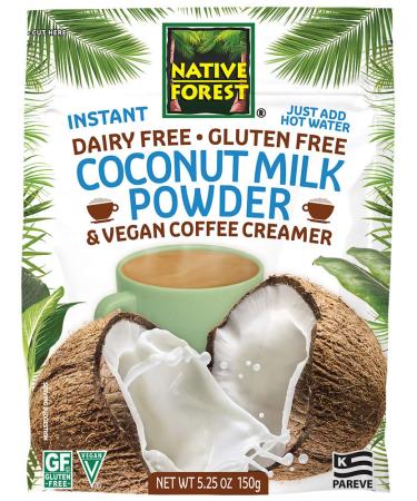 Native Forest Coconut Milk Powder 5.25 oz Bags, Pack of 6 - Dairy-Free Vegan Option for Cooking & Baking - Buy Online on GoSupps.com