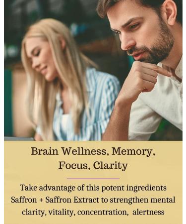 EXIR Saffron Extract Supplements 60-Tablets - Digestion & Energy Support | Memory & Concentration Boost - Buy Online on GoSupps.com