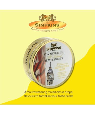 Simpkins Big Ben Citrus Fruit Candy Drops - All Natural & Old Fashioned Candy Lemon Drops - British Fruit Flavored Hard Candy Variety Pack w/o Artificial Flavor - Mixed Candy Travel Pack Sweets - Buy Online on GoSupps.com