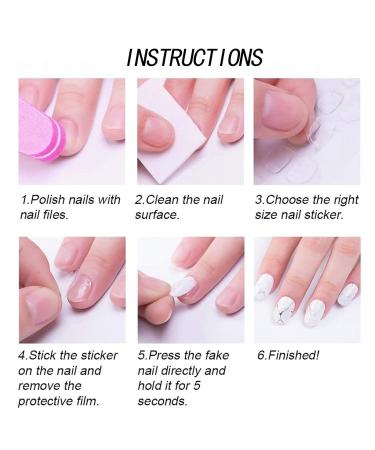 48PCs False Nails Tips Kit - Artificial Fake Toenails & Fingernails with Double-Sided Glue Stickers (Red & Black) | International Shipping - Buy Online on GoSupps.com