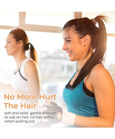 200 PCS Brown Hair Ties Elastic Bands for Thick Thin Hair - Non-slip Ponytail Holders Hair Accessories for Women Men - Shop Now! - Buy Online on GoSupps.com