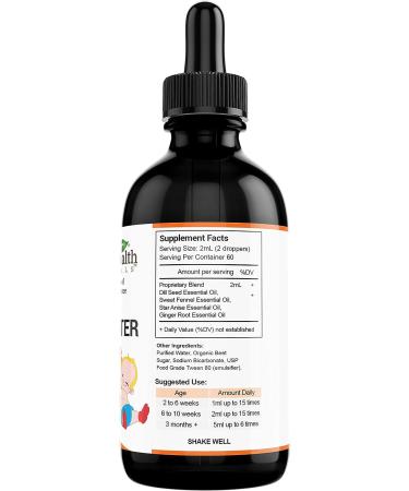 Good health Herbals Gripe Water Eases Infant Colic  Hiccup  Gas Relief  Stomach Discomfort. Free from Dyes  Parabens  Preservatives. (4oz.) - Buy Online on GoSupps.com