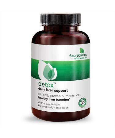 FutureBiotics Detox Daily Liver Support - 60 Vegetarian Capsules for Optimal Liver Health - Buy Online on GoSupps.com