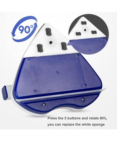 Window Cleaner Wipers Double Side Glass Cleaner Window Clean Brush Window Cleaner Glider Washing Brush Equipment Glass Wiper Cleaning Tool (Red 5 25mm) - Buy Online on GoSupps.com