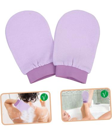 2pcs Healeved Double-Sided Face Scrubber Gloves for Women - Exfoliating Loofa Gloves & Shower Sponges for Bath Towels Massage - Buy Online on GoSupps.com