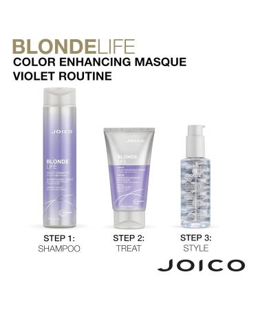 Joico Blonde Life Color Enhancing Masque | Color Depositing Treatment for Blonde Hair | Maintain Unique Tones with Monoi & Tamanu Oil - Buy Online on GoSupps.com