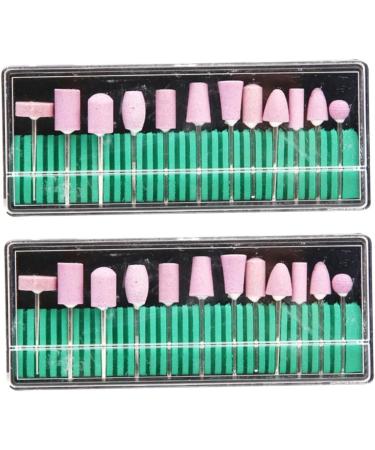 minkissy 2 Kit De Manicura Nails Drill Bits Nail Drill Tool Nail Grinding Head Nail Drill Bits Nail Tool Manicure - Buy Online on GoSupps.com