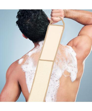 NOLITOY Egyptian Loofah Natural Exfoliating Back Scrubber for Shower | Luffa Back Scrubbers in Beige International Shipping Available - Buy Online on GoSupps.com