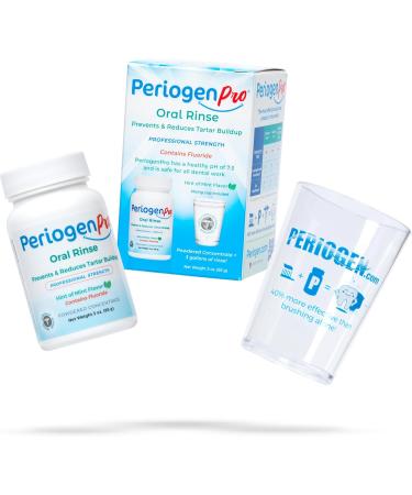 New Year's Sale! PeriogenPro Oral Rinse Prevents & Reduces Tartar Buildup Professional Strength Hint of Mint Flavor 3 oz - Buy Online on GoSupps.com