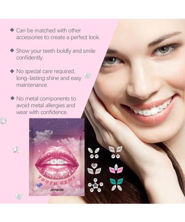 GUANGLU Rhinestone Stickers for Teeth - Rhinestone Stickers for Teeth Portable Decorative Comfortable Teeth Supplies for Daily Use Shopping Dating - Buy Online on GoSupps.com
