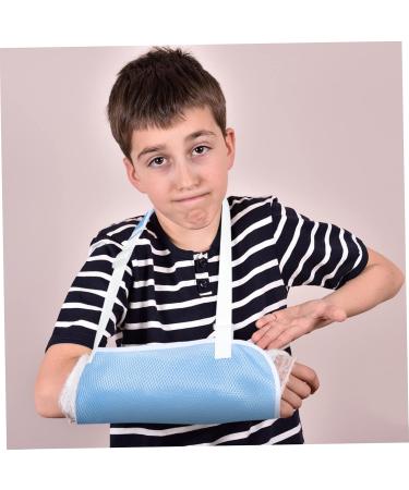 Children's Arm Sling Support - Sky Blue Shoulder Immobilizer for Elbow & Shoulder Injuries | 60x30CM - Buy Online on GoSupps.com