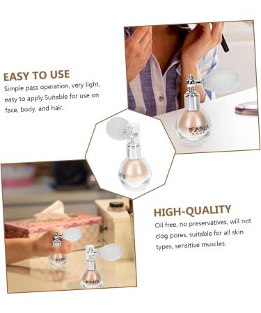 Beavorty 3 Pcs Spray Glitter Makeup Highlighters for Face Highlighter Powder Sprayer Highlight Powder Bottle Make up Plastic Accessories Ivoryx3pcs 7x5.5cmx3pcs - Buy Online on GoSupps.com