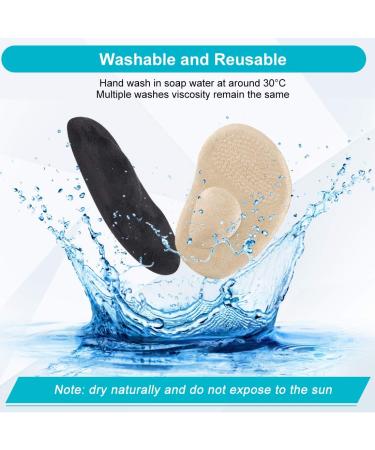 Haofy High Heel Pillow Insoles for Women - Arch Pain Relief Non-Slip Gel Metatarsal Pads 2 Pairs with Bow Support - Buy Online on GoSupps.com