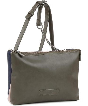 Fritzi from Preu en Ebony Shoulder Bag - Stylish Multicoloured Pine Blush Blue (7x19.5x26.5 cm) - International Shipping Available - Buy Online on GoSupps.com