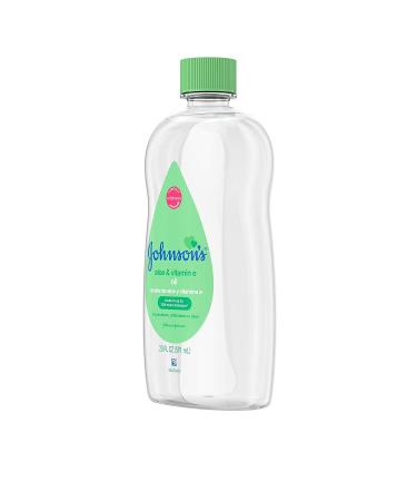 Johnson's Baby Oil with Mineral Oil, Vitamin E, and Aloe Vera - 20 Fl Oz (Pack of 1) - Buy Online on GoSupps.com