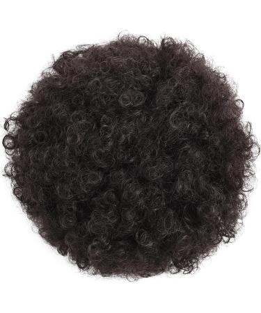 YAMEL Afro Puff Drawstring Ponytail Medium Bun Extension Red Brown Synthetic Updo Hair Piece for Black Women - Pack of 1 - Buy Online on GoSupps.com