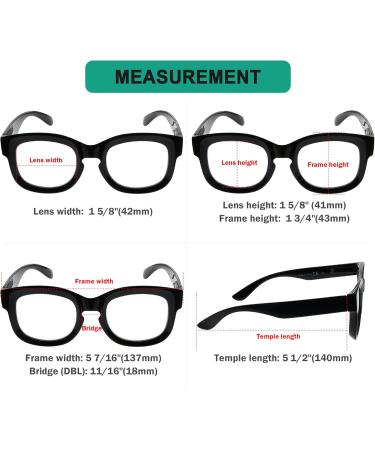 Eyekepper Oversize Reading Glasses for Women - Large Frame Grey Tortoise +2.50 Diopters - Stylish Eyewear for Comfortable Reading - Buy Online on GoSupps.com