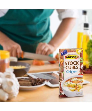 Massel Cubes de Bouillon - Sans Gluten Bouillon de Poulet - 105 g Paquet de 4 Bouillon de Soupe - Buy Online on GoSupps.com