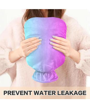 Buy Purple Gradient Hot Water Bottle with Cover - 2L Pain Relief & Heating Pad for Sports Injuries - Buy Online on GoSupps.com