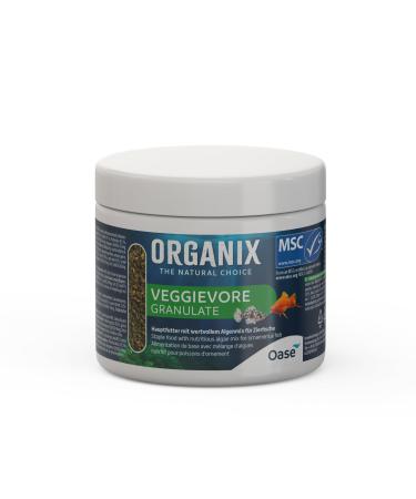 OASE ORGANIX Veggievore Granulat 175 ML - Granular food for aquarium fish, Main food with high algae content