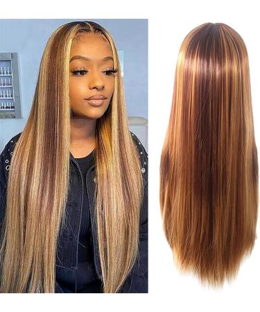 Hair Cutting Cape for Kids Wig Women's Brown Gold Piano Long Liu Hailong Straight Hair Wig Set Big Curly Wig for Women Khaki One Size - Buy Online on GoSupps.com
