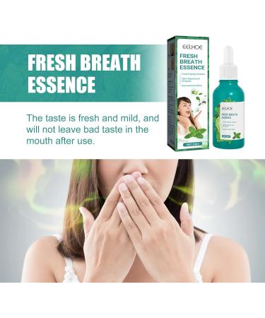 Fresh Breath Oral Care Essence - Tooth-Friendly Gel & Natural Freshening Drops (30ml 2PCs) - Long-Lasting Odor Removal - Buy Online on GoSupps.com