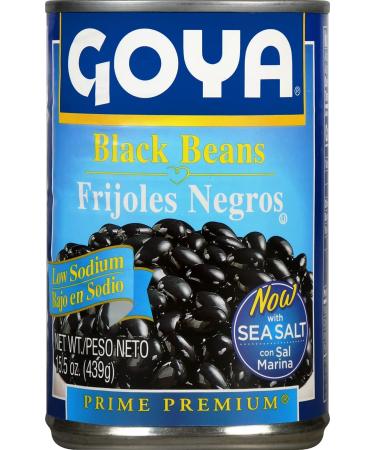 Goya Foods Low Sodium Black Beans 15.5 Ounce (Pack of 24) - Buy Online on GoSupps.com