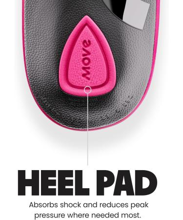 BUY MOVE Game Day Pro Sports Insoles Ultimate Performance for Basketball Football Tennis & More | Extra Shock Absorption | Men 10-10.5 / Women 11.5-12 International Shipping Available - Buy Online on GoSupps.com