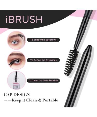 LASHVIEW DIY Eyelash Extension Kit 12 Clusters Volume Lashes Set | 3D Effect C Curl Lashes Pack 14mm | Includes Applicator, Bond & Seal, Remover | Eye Lifting Glamour - Buy Online on GoSupps.com