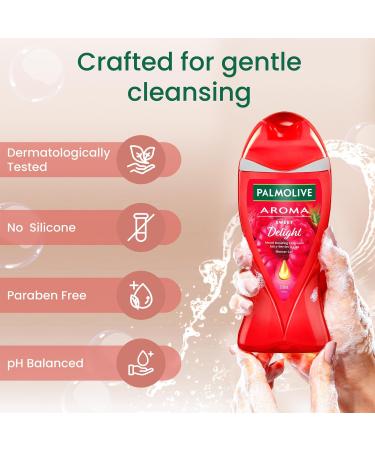Palmolive Juicy Berries & Figs Body Wash - Nourishing Mood-Boosting Fragrance | Paraben & Silicone Free pH Balanced 250ml - Buy Online on GoSupps.com