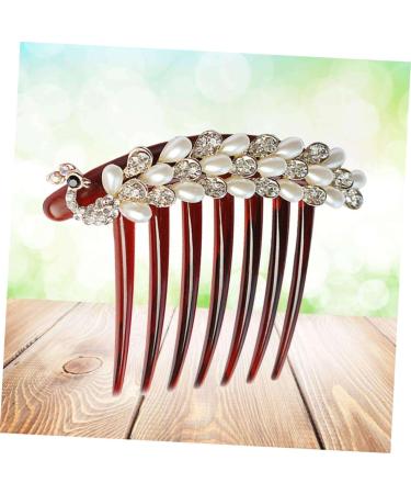 DOITOOL Decorative Side Hair Combs Different Occasions Girls Hair Styling Side Hair Combs Fine Hair Durable Wave Teeth Hair Combs Women Hair Comb Women's Vintage Rhinestone - Buy Online on GoSupps.com