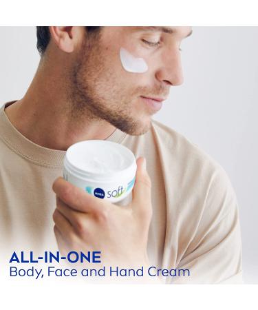 NIVEA Soft Cream 3 Pack - 6.8 Oz Jars - Refreshing Moisturizing Cream for Body, Face, and Hands - Buy Online on GoSupps.com