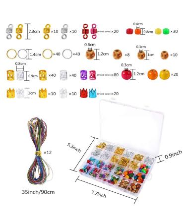 NATUCE Dreadlocks Accessories - Aluminum Hair Coils Pearl Clips Wooden Beads & Rings for Braids | International Shipping Available - Buy Online on GoSupps.com