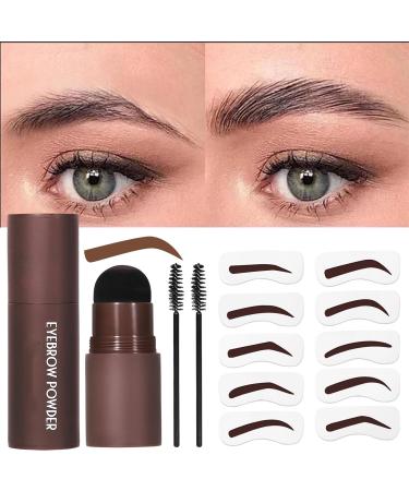  smashing Eyebrow Stamps - Waterproof Pigmented Eyebrow Power Stamp Kit | Brow Tint Kit Fine Texture Sweatproof for Drawing Eyebrow Shape Smashing - Buy Online on GoSupps.com