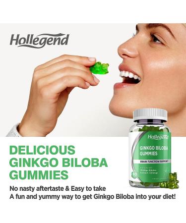 Organic Ginkgo Biloba 120mg Gummies | Brain Boost & Blood Circulation | Vegan & Non-GMO | 120 Chewables - Buy Online on GoSupps.com