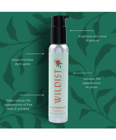 Daily Face Wash for Women & Men - Vitamin C Cleanser Aloe & Willowbark - Cruelty Free Vegan Citrus Scent | Willowbright 4 Fl Oz - Buy Online on GoSupps.com