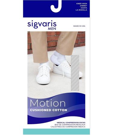 Sigvaris Men's Motion Cushioned Cotton 360 Calf-High Socks 20-30mmHg - Buy Online on GoSupps.com