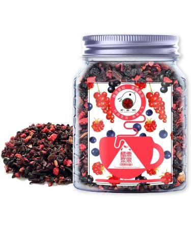 Plant Gift Currant Berries Blueberry Raspberry Tea Bags hibiscus tea bags Roselle Blueberries Grapes Raspberries Into Iced Tea & Hot Tea Oganic Fruit Herbal Tea 70G/2.5oz - Buy Online on GoSupps.com