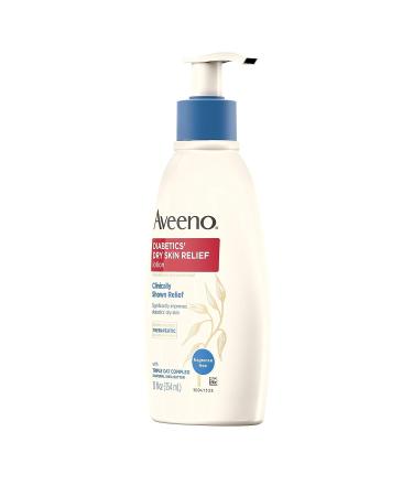 Aveeno Diabetics' Dry Skin Relief Lotion | Triple Oat Complex, Shea Butter | Steroid-Free, Fragrance-Free, Dimethicone Skin Protectant | 12 fl. oz - Buy Online on GoSupps.com