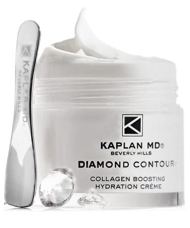 KAPLAN MD Diamond Contour Collagen Boosting Hydration Creme 6 in 1 Anti-Aging Moisturizer with Peptides Hyaluronic Acid & Crushed Diamonds Face Treatment Cream for Women 1.7 oz 1.7 Ounce (Pack of 1)