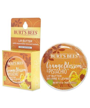 Burt's Bees Orange Blossom and Pistachio Lip Butter Lip Balm - 0.4 oz (Unisex) - Buy Online on GoSupps.com