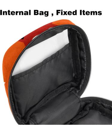 Cute Cartoon Fox Head Patterns - Women's Binding Storage Bag for Menstrual Pads & Menstrual Cups - Portable Zipper Bag for Teenagers & Girls - Buy Online on GoSupps.com