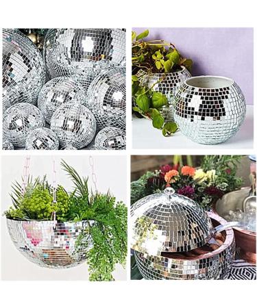 DIY Craft Decoration: AIVS Self-Adhesive Real Glass Mini Square & Round Mirrors Mosaic Tiles/Stickers (10 x 10 mm, 1500 Pieces) - Buy Online on GoSupps.com