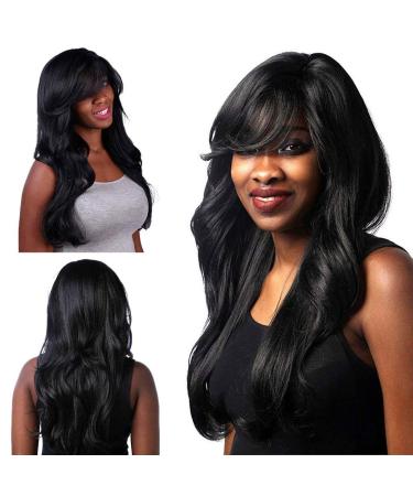 Afro Wig Women Black Curly Synthetic Party Cosplay Curly Long Hair Long Wavy 70s 50s 80s 60s Hair