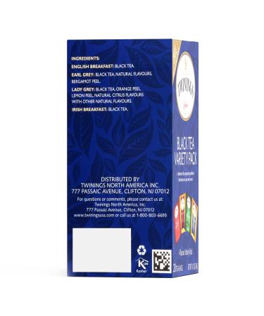 Twinings Black Tea Variety Pack - 20 Tea Bags | Premium Quality - 1.41 oz (40g) - Buy Online on GoSupps.com