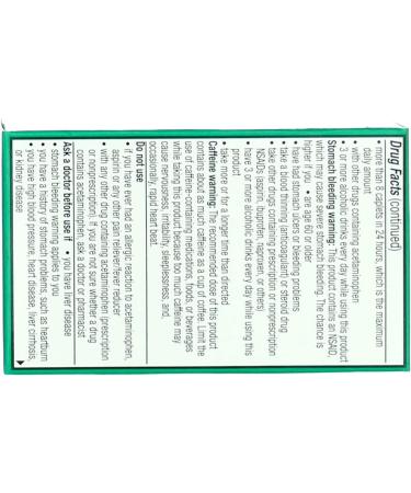 Excedrin Extra Strength Caplets 144 Count - Pack of 6 (24 Count per Pack) - Buy Online on GoSupps.com