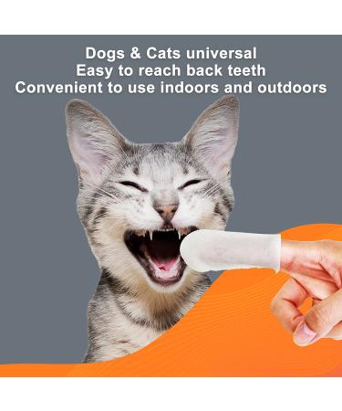100Pcs Dog Teeth Cleaning Finger Wipes | Pet Dental Care | Freshen Breath, Reduce Plaque & Tartar | No Brushing Required - Buy Online on GoSupps.com