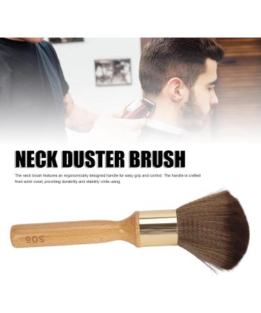Neck Duster Brush Beech Wood Ergonomic Handle Fine Fiber Brushes Portable Broken Hair Brush for Barber Large - Buy Online on GoSupps.com