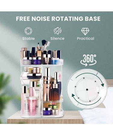 CONNOO 360 Rotating Makeup Organizer - Large Capacity Carousel Rack - Buy Online on GoSupps.com