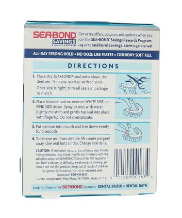 Sea-Bond Adhesive Lowers for Secure Denture Comfort | Ship Internationally - Buy Online on GoSupps.com